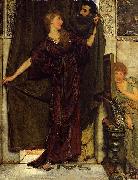 Laura Theresa Alma-Tadema Not at Home Sir Lawrence Alma oil on canvas